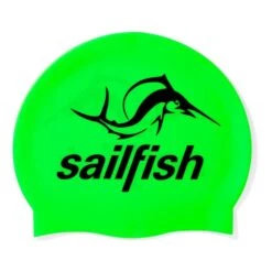 Sailfish Silicon Swimming Cap Neon Green