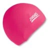 Zoggs Silicone Cap Plain Pink