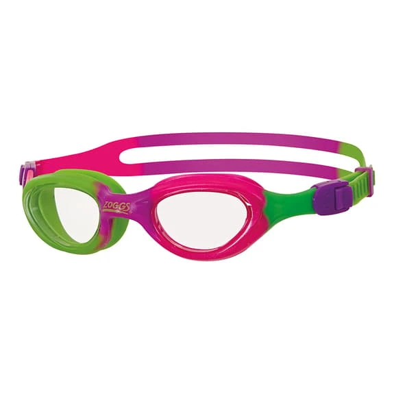 Zoggs Little Super Seal Swim Goggles Green Lilac Pink Junior