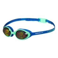 Swimming Goggles Speedo Illusion Blue Green With Transparent Lenses Child