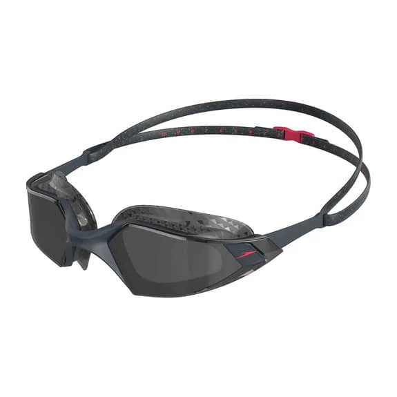 Speedo Aquapulse Pro Swim Goggles Black Red