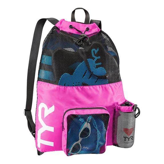 TYR Big Mesh Mummy Swim Bag Pink