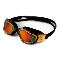 Zone3 Vapour Polarised Swimming Goggles Black Gold