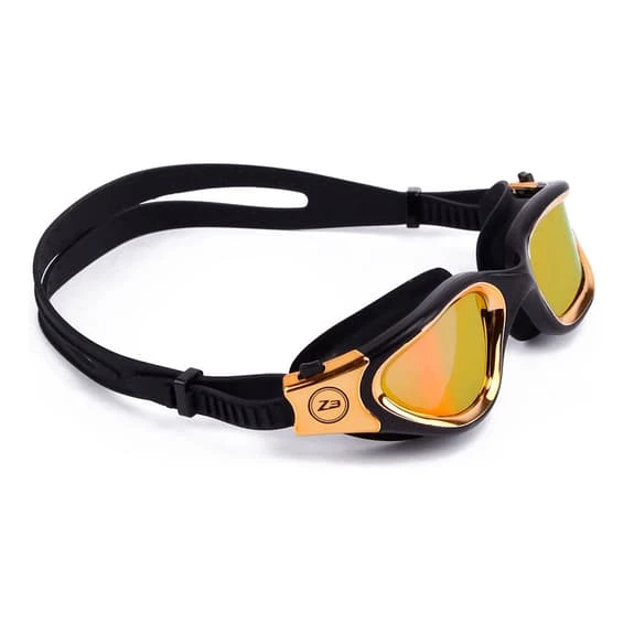 Zone3 Vapour Polarised Swimming Goggles Black Gold - Image 3
