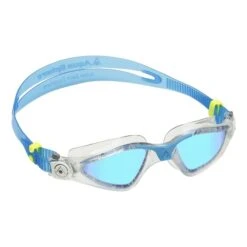 Aqua Sphere Kayenne Swimming Goggles Blue With Blue Mirrored Lenses