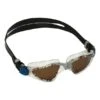 Aqua Sphere Kayenne Swimming Goggles Black With Polarised Brown Lenses