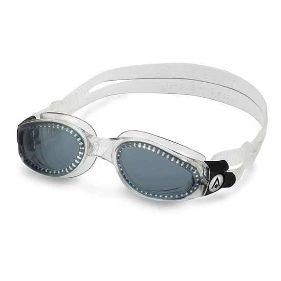 Aqua Sphere Kaiman Swimming Goggles White With Dark Blue Lenses - Image 3