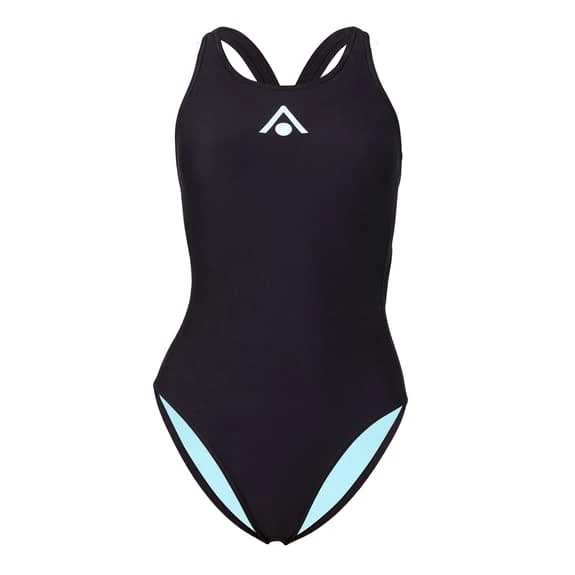 Aqua Sphere Essential Classic Back Swimsuit Black Blue Women