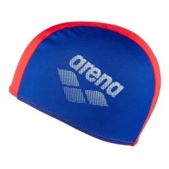 Arena Polyester II Swimming Cap Orange Red Kids