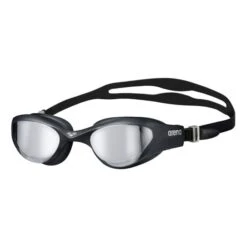 Arena The One Swimming Goggles Black With Grey Mirrored Lenses