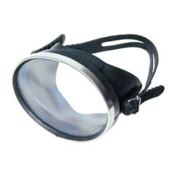 Beuchat Securit Scuba Diving Mask Black With Clear Lens