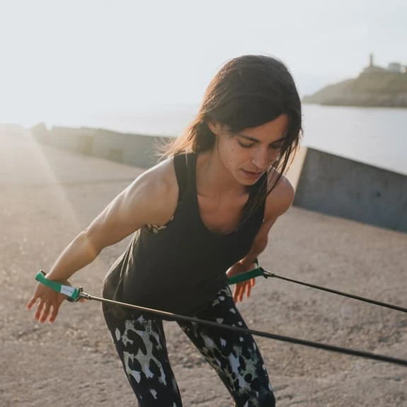 Buddyswim Classic Dryland X-Light Black Green Resistance Bands - Image 2