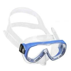 Cressi Piumetta Diving Mask Blue With Clear Lenses Kids