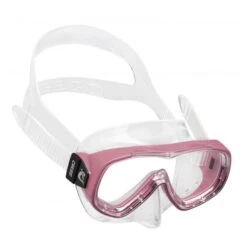 Cressi Piumetta Diving Mask Pink With Clear Lenses Kids