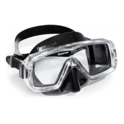 Cressi Sirena Diving Mask Black White With Clear Lenses