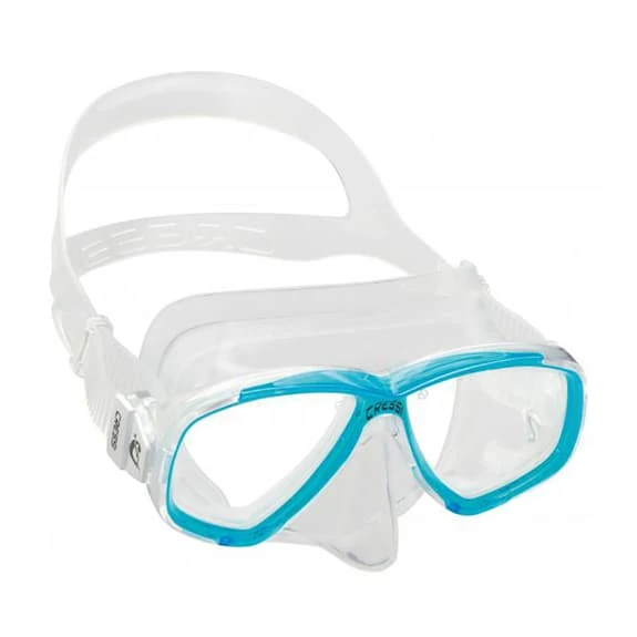 Cressi Perla Diving Mask Light Blue With Clear Lenses