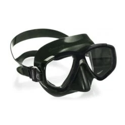Cressi Perla Diving Mask Dark Green With Clear Lenses