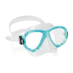 Cressi Perla Diving Mask Light Blue With Clear Lenses Kids