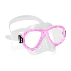 Cressi Perla Diving Mask Pink With Clear Lenses Kids