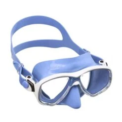 Cressi Marea Colorama Diving Mask Blue White With Clear Lens