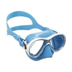 Cressi Marea Colorama Diving Mask Blue White With Clear Lenses Kids