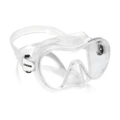 Cressi F1 Diving Mask Off-White With Clear Lenses