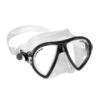 Cressi Ocean Diving Mask Black White With Clear Lenses
