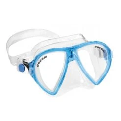 Cressi Ocean Diving Mask Blue White With Clear Lenses