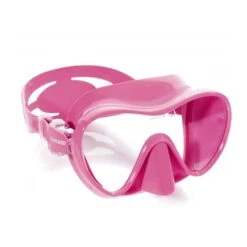 Cressi F1 Small Scuba Diving Mask Pink With Clear Lenses