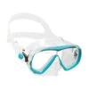 Cressi Estrella Diving Mask White Light Blue With Clear Lenses