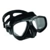 Cressi Focus Diving Mask Black With Clear Lenses