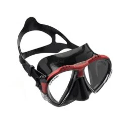 Cressi Matrix Diving Mask Red With Clear Lenses