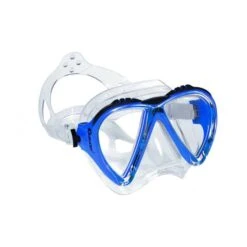 Cressi Lince 2 Diving Mask White Blue With Clear Lenses