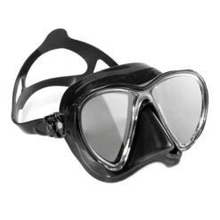 Cressi Evo Big Eyes Dive Mask Black With Grey Mirrored Lenses
