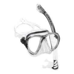Cressi Evo Big Eyes + Alpha Ultra Dry Set White Grey Black