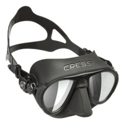 Cressi Calibre Black Dive Mask With Mirrored Lenses
