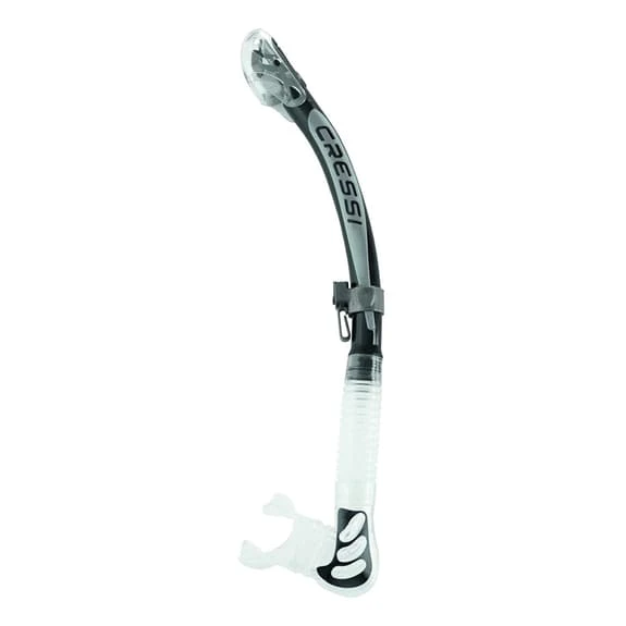 Cressi Alpha Ultra Dry Snorkel Grey White Black
