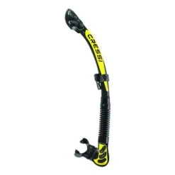Cressi Alpha Ultra Dry Snorkel Yellow Black