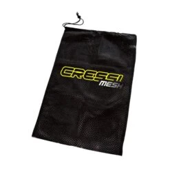 Cressi Mesh Bag Black Yellow White