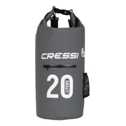 Cressi Dry PVC Cremallera 20L Bag Grey