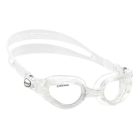 Cressi Right Swimming Goggles White With Clear Lenses