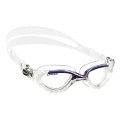 Cressi Flash Swimming Goggles Blue White With Clear Lenses