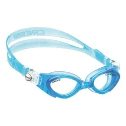Cressi Crab Swimming Goggles Light Blue With Clear Lenses