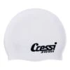 Cressi Silicone Swimming Cap White