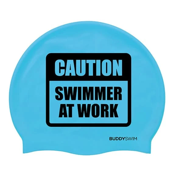 BuddySwim CSW Silicone Cap Blue