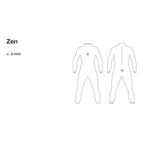 Orca Zen 2mm Wetsuit Black - Image 6