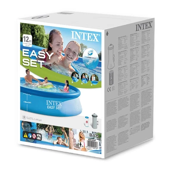 Intex Easy Set 5.621L Inflatable Swimming Pool Blue - Image 3