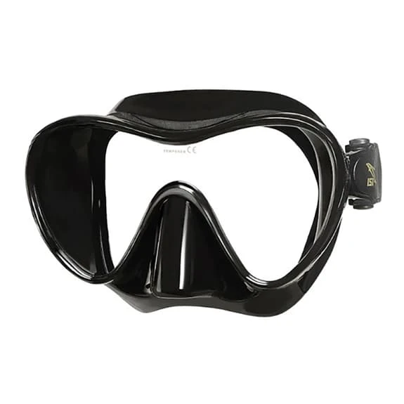 IST Pi Dive Mask Black With Clear Lens