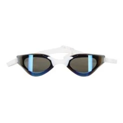 Jaked NRJ Swimming Goggles White With Blue Mirrored Lenses