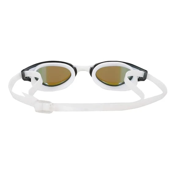 Swimming Goggles Jaked NRJ White With Blue Orange Mirrored Lenses - Image 2